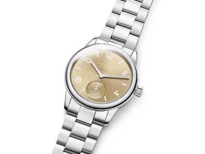 Nomos Club Sport neomatik 34 Gold Automatik Edelstahl
