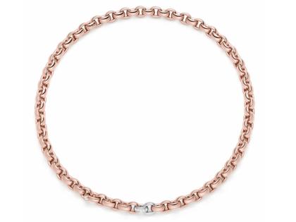 IsabelleFa ChaCha Collier Rougeroyal 8mm Pavé – Halsschmuck Collier aus 750 Gelbgold.