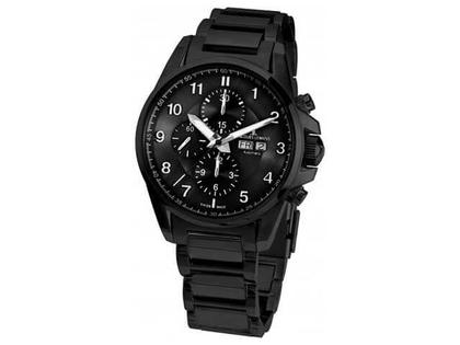 Jacques Lemans Automatik Liverpool Chrono IP schwarz