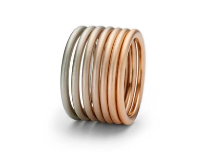Ringe Ring aus 750 Rotgold, 750 Weißgold und und .