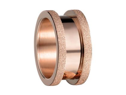 Bering Arctic Symphony Außenring breit Sparkling Effekt Edelstahl IP Rosé – Ringe Ring aus Edelstahl, IP beschichtet und und .