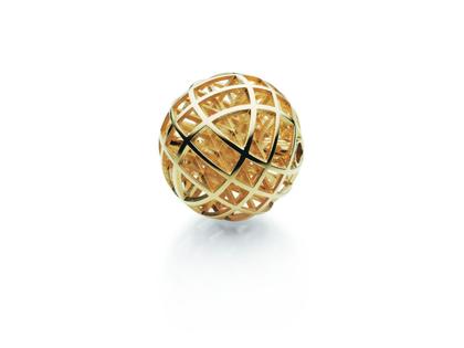Jörg Heinz Wechselschließe Kugel Gelbgold 20mm poliert – Anhänger Collier Schließe aus 750 Gelbgold.