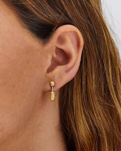 Nanis Dancing in the Rain Elite Ohrhänger Gelb- und Weißgold 0,02 ct – Ohrschmuck Ohrhänger aus 750 Gelbgold, 750 Weißgold und und . – Ansicht 3