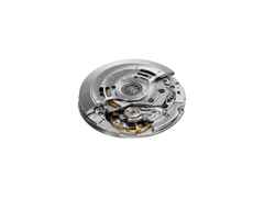 Mühle Glashütte Panova Grün Automatik Edelstahl 40mm anthrazitfarbenes Lederband – Herrenuhren Uhr ohne Datum aus Edelstahl und Leder. Das Gehäuse ist rund und silber. Das Lederarmband ist grau. Das Zifferblatt ist ein Index in grün. – Ansicht 3