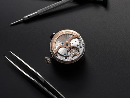 Frederique Constant Manufacture The Elements Collection 2026 limitiertes Set – Herrenuhren Uhr mit Datum aus Edelstahl und Leder. Das Gehäuse ist rund und silber. Das Armband ist ein Lederarmband Kroko / Alligator. Der Zifferblatt ist ein Index. – Ansicht 6