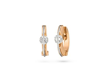 Schaffrath Liberte Arcana Creolen 0,50 Roségold – Ohrschmuck Creolen aus 750 Rotgold, 800 Platin und und .