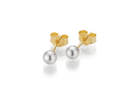 Gellner Young Basics Ohrstecker Gelbgold mit Zuchtperle – Ohrschmuck Ohrstecker aus 585 Gelbgold.