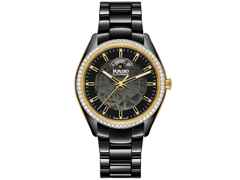 Rado HyperChrome Automatik Diamonds Keramik 42mm schwarzes Zifferblatt schwarzes Keramikband – Herrenuhren Uhr ohne Datum aus Keramik. Das Gehäuse ist rund und schwarz. Das Keramikarmband ist schwarz. Das Zifferblatt ist ein Index in schwarz.