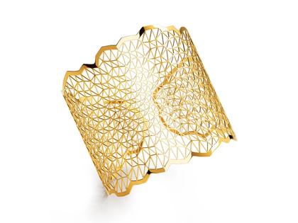 Niessing Topia Vision   Space Armspange 750/- Classic  Yellow poliert 56mm – Armschmuck Armspange aus 750 Gelbgold. – Ansicht 2