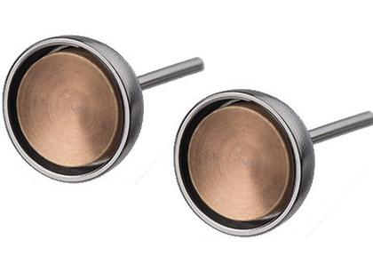 Ernstes Design E279 Ohrstecker – Ohrschmuck Ohrstecker aus Edelstahl und und vergoldet.