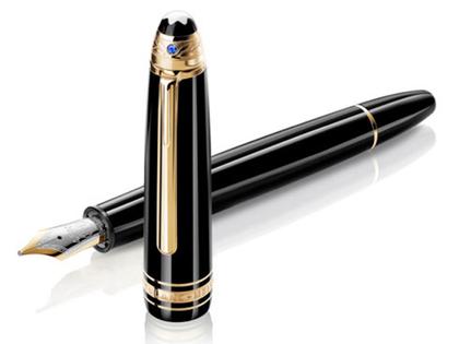 Montblanc Edition Unicef Signature for Good LeGrand – Schreibgeräte Füllfederhalter aus Edelharz und und vergoldet.