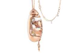 Capolavoro Billion Dreams Snow Globe-Collier Roségold "Journey of Love" – Halsschmuck Collier aus 750 Rotgold, 750 Weißgold und und . – Ansicht 2