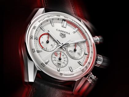 TAG Heuer Carrera Chronograph Chronosprint X Porsche Calibre TH20 08 42mm Edelstahl mit Lederband kaufen