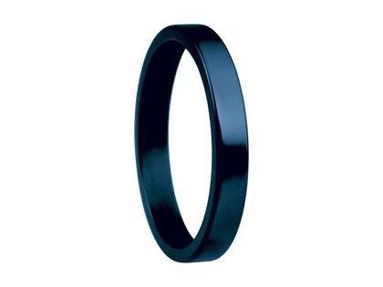 Bering Arctic Symphony Innenring schmal blank Keramik Blau – Ringe Ring aus Keramik.