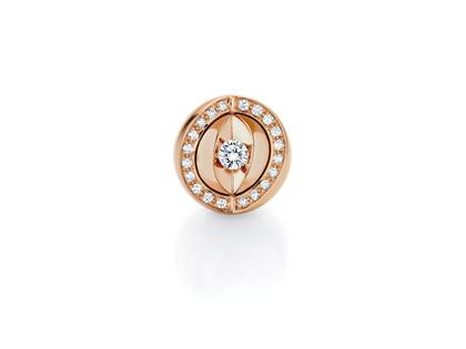 Jörg Heinz Mystery Sphere Wechselschließe Roségold mit Tahitiperle und Brillanten 0,300ct – Anhänger Collier Schließe aus 750 Rotgold, 750 Weißgold und und . – Ansicht 3
