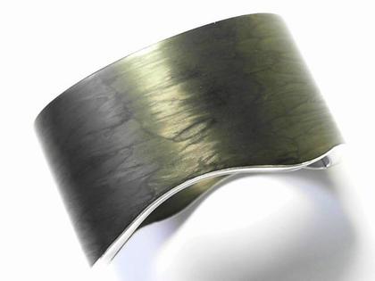 Maria Rzewuska Set 49 Armband Karbon Silber – Armschmuck Armreif aus 925 Silber, Carbon und und .