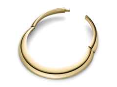 IsabelleFa Navette Collier 21 Gelbgold mit Brillant 0,015ct – Halsschmuck Halsreif aus 750 Gelbgold. – Ansicht 2
