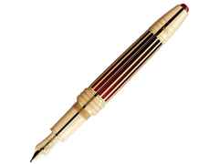 Montblanc Limited Edition Great Characters Jimi Hendrix 1942 Füllfederhalter – Schreibgeräte Füllfederhalter aus Metall und und vergoldet. – Ansicht 3