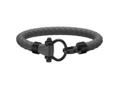 Omega Aqua Sailing Armband Kautschuk grau – Armschmuck Armband aus DLC beschichtet, Kautschuk, Titan und und .