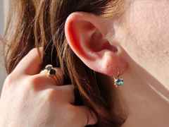 Capolavoro Set aus zwei Ringen und einem Paar Ohrhängern Roségold mit Brillanten 0,012ct – Ringe Ring aus 750 Rotgold. – Ansicht 4