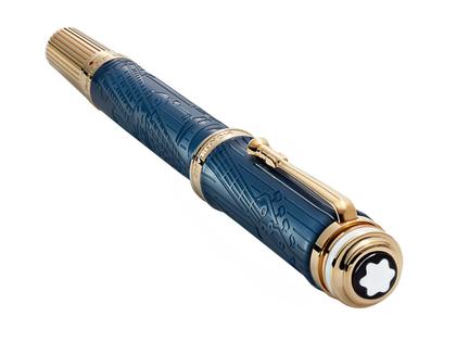 Montblanc Great Characters Homage to Queen Special Edition Füllfederhalter – Schreibgeräte Füllfederhalter aus 585 Gelbgold, Edelharz und und . – Ansicht 4
