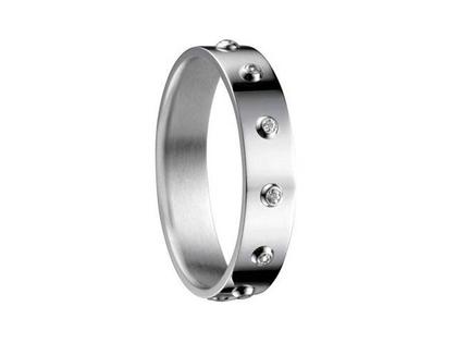 Bering Arctic Symphony Innenring breit Zirkonia gefasst mehrfach Edelstahl – Ringe Ring mit Besatz aus Edelstahl.