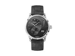 Glashütte Original PanoReserve Handaufzug Edelstahl 40mm graues Zifferblatt graues Lederband – Herrenuhren Uhr mit Datum aus Edelstahl. Das Gehäuse ist rund und silber. Das Lederarmband Kroko / Alligator ist grau. Das Zifferblatt ist ein Index in grau.