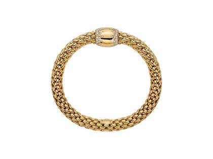 Fope Love Nest Flex'It Armband Gelbgold 1 Schmuckelement Brillanten 1,07ct M flexibel – Armschmuck Armband aus 750 Gelbgold. – Ansicht 2
