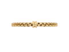 Fope Eka Flex'It  Armband  mittel Gelbgold 1 Ronde mit Brillant 0,02ct M flexibel – Armschmuck Armband aus 750 Gelbgold. – Ansicht 4