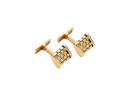 Herrenschmuck Manschettenknöpfe aus 750 Gelbgold.