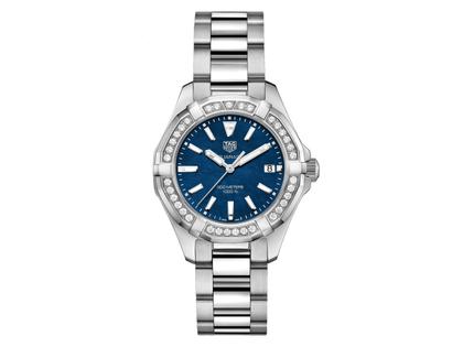 TAG Heuer Aquaracer 300M Damenuhr Quarz 35mm Edelstahl Diamanten